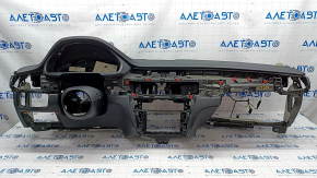 Торпедо передня панель з AIRBAG BMW X5 F15 14-18 шкіра чорна Dakota, без проекції, подряпини