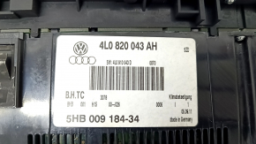 Управление климат-контролем Audi Q7 4L 10-15 тычка на хроме, надломано крепление