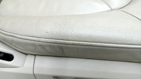 Пасажирське сидіння Audi Q7 4L 10-15 з airbag, електро, підігрів, бежева шкіра, подряпини на пластиці, відклеєна спинка
