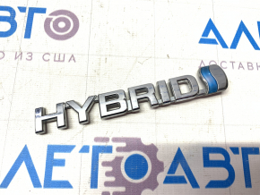 Эмблема HYBRID крыло переднее левое Toyota Prius 20 04-09 сломана направляйка