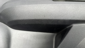 Обшивка двери карточка задняя правая Honda Accord 16-17 черн, вставка черн тряпка, под чистку, царапины