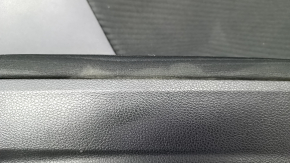 Обшивка дверей картка задня права Honda Accord 16-17 черн, вставка черн ганчірка, під чищення, подряпини