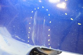 Бампер передний голый Toyota Prius 20 04-09 синий 8M6 прижат, надорван, слом креп