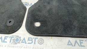 Комплект килимків салону Audi Q5 80A 18- ганчірка сірий, відсутнє кріплення