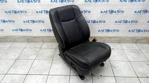 Пасажирське сидіння Infiniti JX35 QX60 13- без airbag, електро, шкіра чорна, без підголівника, під чистку, подряпини
