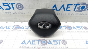 Подушка безопасности airbag в руль водительская Infiniti QX50 19- черная