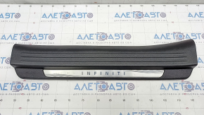 Накладка порога передняя правая Infiniti QX50 19- черная, царапины