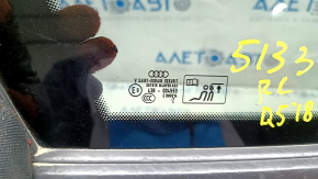 Форточка глухое стекло задняя левая Audi Q5 80A 18- мат, сломаны направляйки, тычки