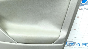 Обшивка дверей картка передня права Toyota Camry v40 сіра шкіра, подряпини, побілів пластик, дефект шкіри