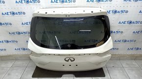 Двері багажника голі зі склом Infiniti QX50 19- білий QAB, відірваний контакт підігріву