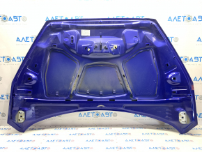 Капот голый Ford Focus mk3 15-18 рест, синий L1, сталь