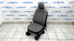 Водительское сидение Ford Escape MK4 20-22 без airbag, электро, с подогревом, тряпка серая, под химчистку
