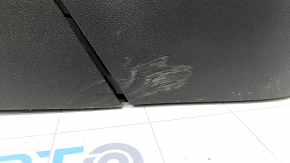 Консоль центральна підлокітник та підсклянники Chevrolet Volt 16- чорна, синя строчка, подряпини, тріщини надламані кріплення