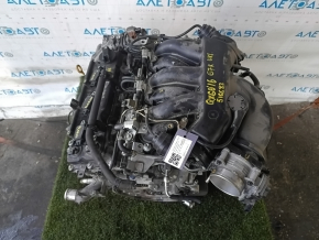 Двигун Infiniti JX35 QX60 15-16 67к в зборі, пробитий напівпіддон, прим'ятий піддон, 14-14-14-14-14-14