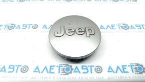 Центральный колпачек на диск Jeep Cherokee KL 14- серебро, 63мм, под покрас