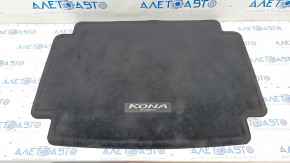 Ковер багажника Hyundai Kona 18-23 черный, тряпка