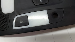 Плафон освещения передний Audi A6 C7 12-18 под люк, черный, царапины