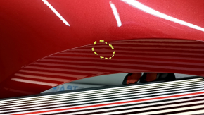 Крыло переднее правое Audi A5 F5 17- красный LY3S, тычка