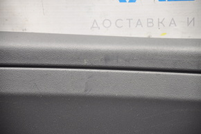 Обшивка дверей картка передня ліва Fiat 500 12-17 черн, підлокітник шкіра з перфорацією, подряпини