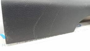 Накладка порога задняя правая внутренняя Nissan Altima 13-18 черная, царапины