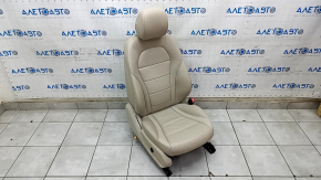 Пассажирское сидение Mercedes GLC 16-22  с airbag, электрическое, подогрев, память, кожа бежевая