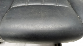 Заднее сидение левые Infiniti JX35 QX60 13- кожа черный, белый кант, белая строчка, царапины, под чистку