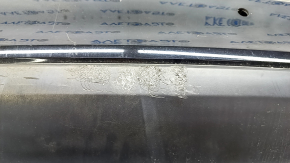 Бампер задний голый Infiniti JX35 QX60 16- рест под парктроники, черный, примят, надорван, сломаны крепления