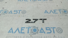 Эмблема надпись 2.7T двери багажника Lincoln Nautilus 19-23