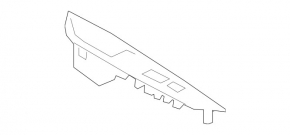 Накладка управления стеклоподъемником передним правым Mitsubishi Outlander 14-20