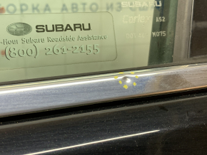 Дверь в сборе передняя левая Subaru Legacy 15-19 черный D4S, тычки на молдинге, примято