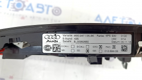 Плафон освещения передний Audi A4 B9 17-19 черный, под люк, царапины