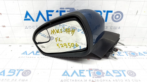 Зеркало боковое левое Ford Fusion mk5 13-20 5 пинов, голубой FT, подогрев