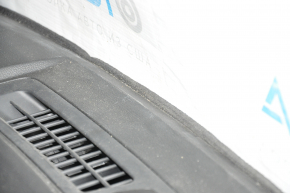 Торпедо передня панель без AIRBAG Hyundai Sonata 15-17 беж накладки, тріщина по контуру AIRBAG, подряпини