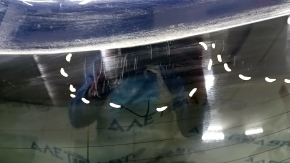 Дверь багажника голая со стеклом Lincoln Nautilus 19-23 синий N5, царапины на стекле