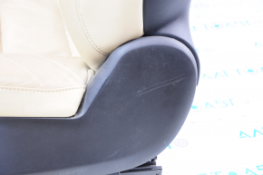 Водійське сидіння Tesla Model X 16-21 шкіра беж, з airbag, електро, підігрів, подряпини, затерта шкіра