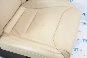 Пасажирське сидіння Tesla Model X 16-21 шкіра беж, з airbag, електро, підігрів, подряпини, затерта шкіра