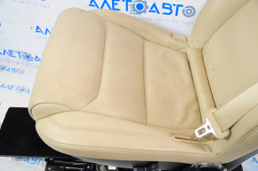 Задній ряд сидінь 2 ряд лев Tesla Model X 16-21 шкіра беж, з airbag, електро, підігрів, подряпини, під чищення, порван килим