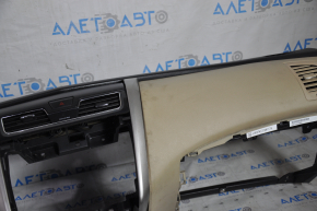 Торпедо передняя панель без AIRBAG Nissan Altima 13-18 беж, под чистку