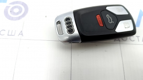 Ключ smart Audi A4 B9 17- тип 1, 4 кнопки, потерт, царапины, тычки
