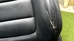 Водительское сидение Mazda 6 13-15 с airbag, кожа черн, электро, потерто, надрывы