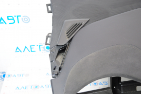 Торпедо передня панель з AIRBAG Tesla Model X 16-21 шкіра-алькантара чорна зламана решітка та кріплення