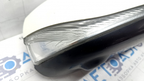 Зеркало боковое правое Infiniti Q50 14- 18 пинов, автозатемнение, камера, поворотник, белое, трещины на поворотнике
