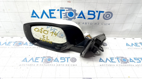 Дзеркало бічне Infiniti Q50 14- 18 пінів, автозатемніння, камера, поворотник, біле, тріщини на поворотнику