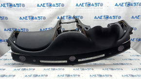 Торпедо передняя панель с AIRBAG Infiniti Q50 14-17 черная, под BOSE, царапины, задиры