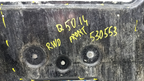 Захист двигуна ззаду Infiniti Q50 14- RWD затерто, надриви