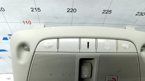Плафон освещения передний Infiniti Q50 14- под люк, серый, задиры, побелел пластик
