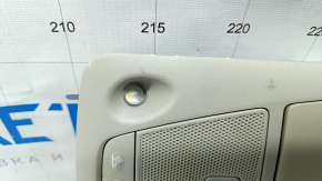 Плафон освітлення передній Infiniti Q50 14- під люк, сірий, задираки, побілів пластик