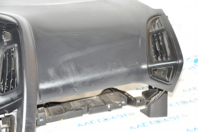 Торпедо передня панель без AIRBAG Ford Focus mk3 15-18 рест, чорн, подряпини, облом кріплень