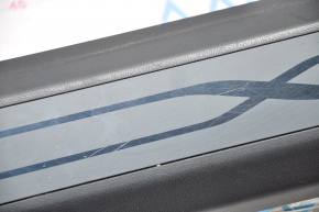 Накладка порога передняя левая внутренняя Tesla Model X 16-21 черн, царапины, сломаны крепления