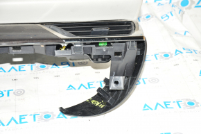 Торпедо передня панель c AIRBAG Toyota Avalon 13-18 шкіра сіра, гнуті бічні накладки